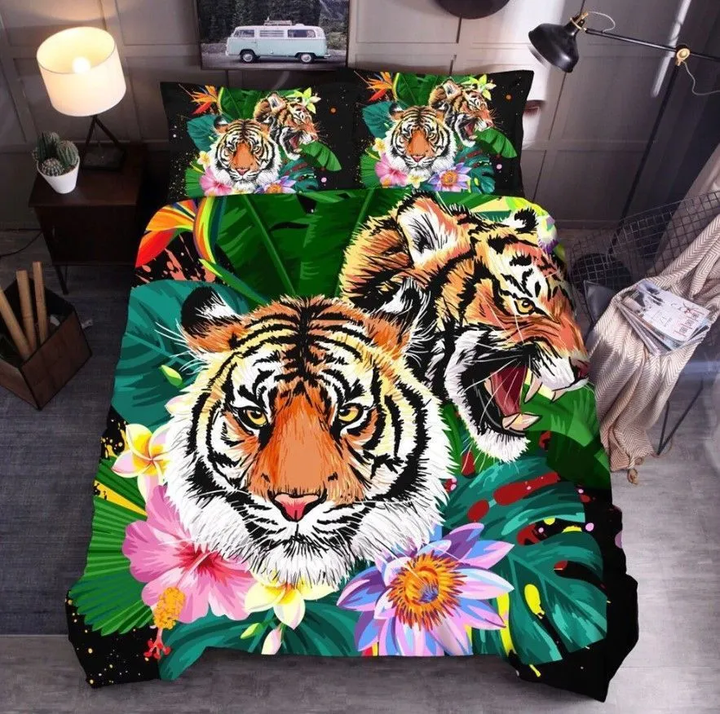 Tropical Tiger Bedding Set