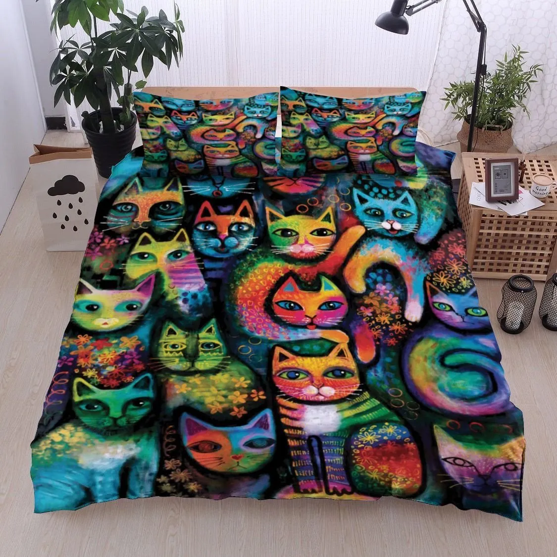 Color Of Cat Bedding Set