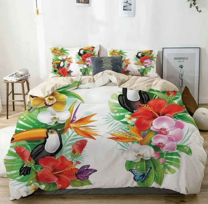 Tropical Parrot Bedding Set