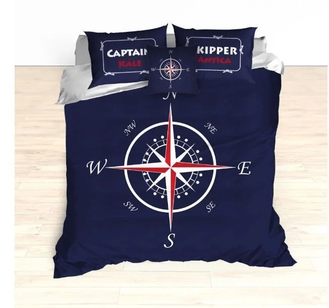Nautical Compass Bedding Set