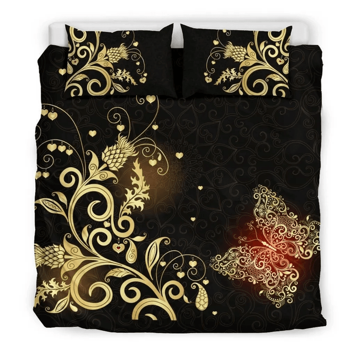 Scottish Golden Thistle Bedding Set
