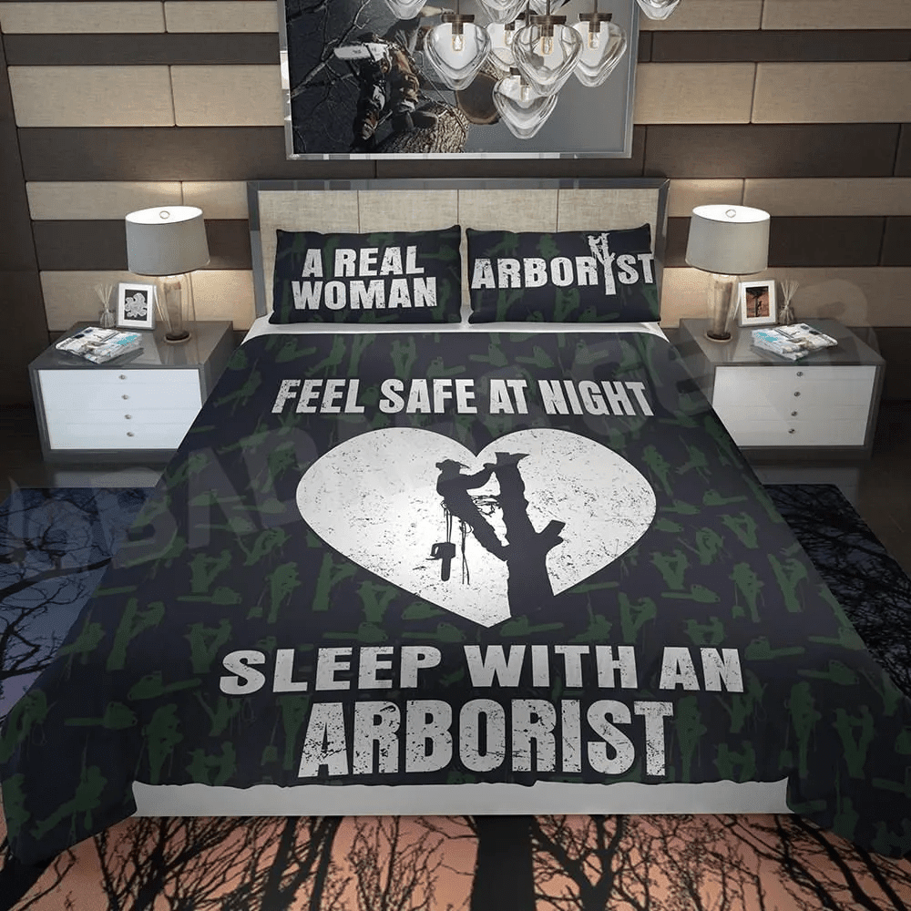 Sleep With An Arborist Bedding Set