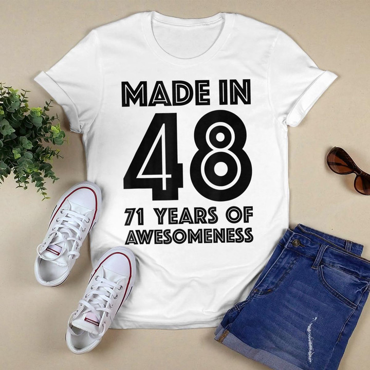 71st Birthday Womens Shirt Age 71 Year Old Grandma Mom Gift T-Shirt