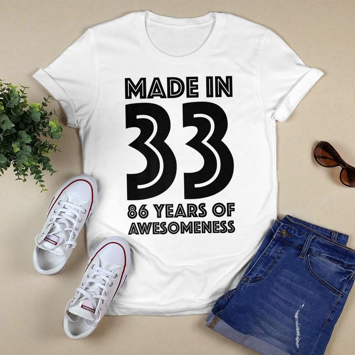 86th Birthday Womens Shirt Age 86 Year Old Grandma Mom Gift Premium T-Shirt