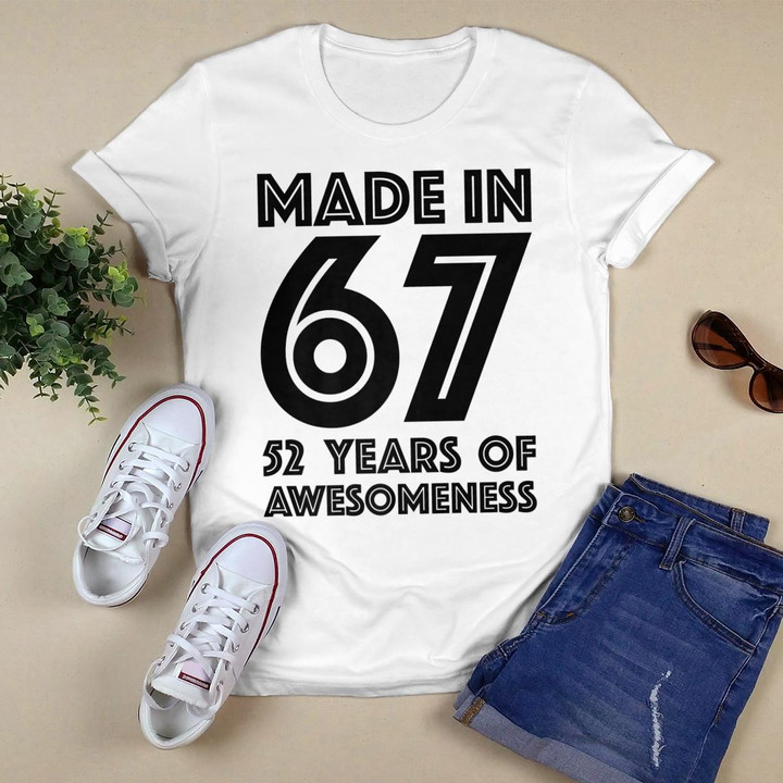 52nd Birthday Womens Shirt Age 52 Year Old Grandma Mom Gift Premium T-Shirt