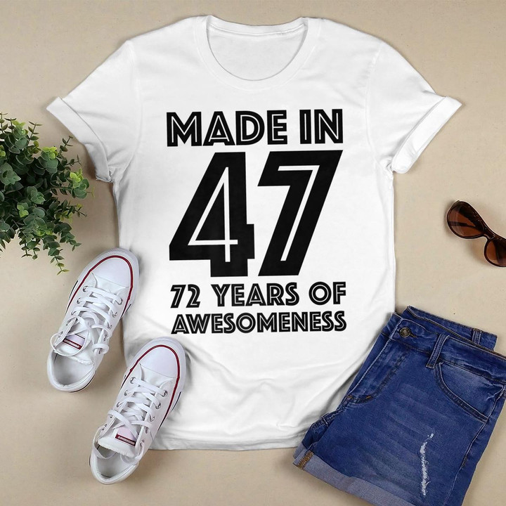 72nd Birthday Gift Womens Age 72 Year Old Grandma Mom Women Premium T-Shirt