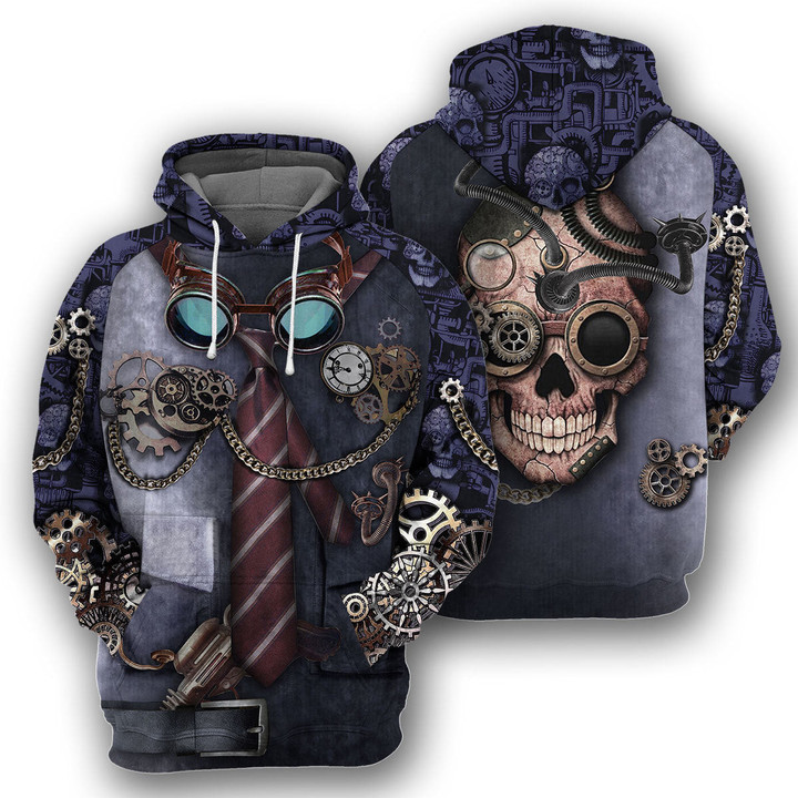 Steampunk - 3D All Over Printed Hoodie