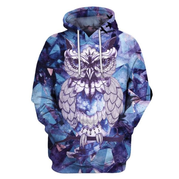 Owl Hoodie Apparel 3D All Over Print