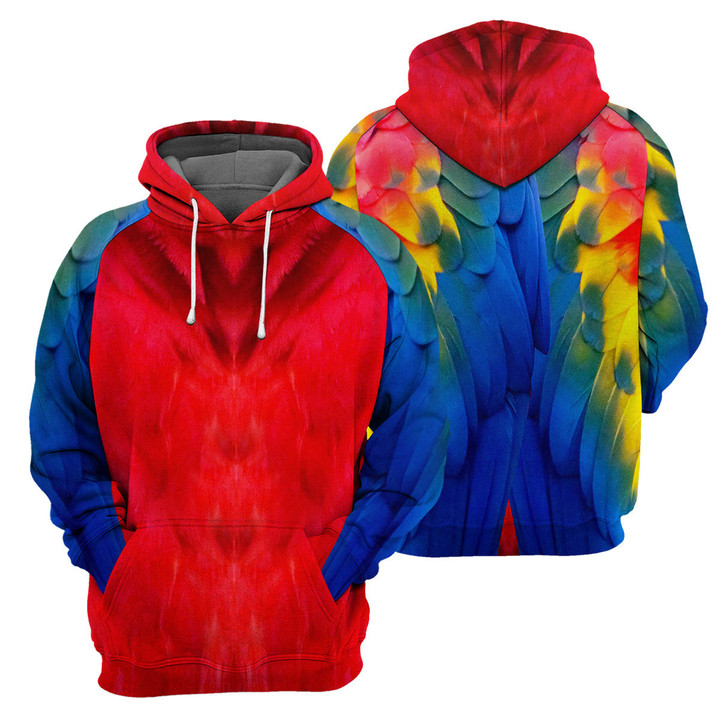 Parrot - 3D All Over Printed Hoodie Version 2