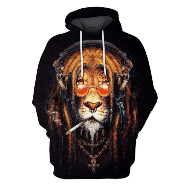 King Tiger Glasses Hoodie - Tshir Apparel Version 2
