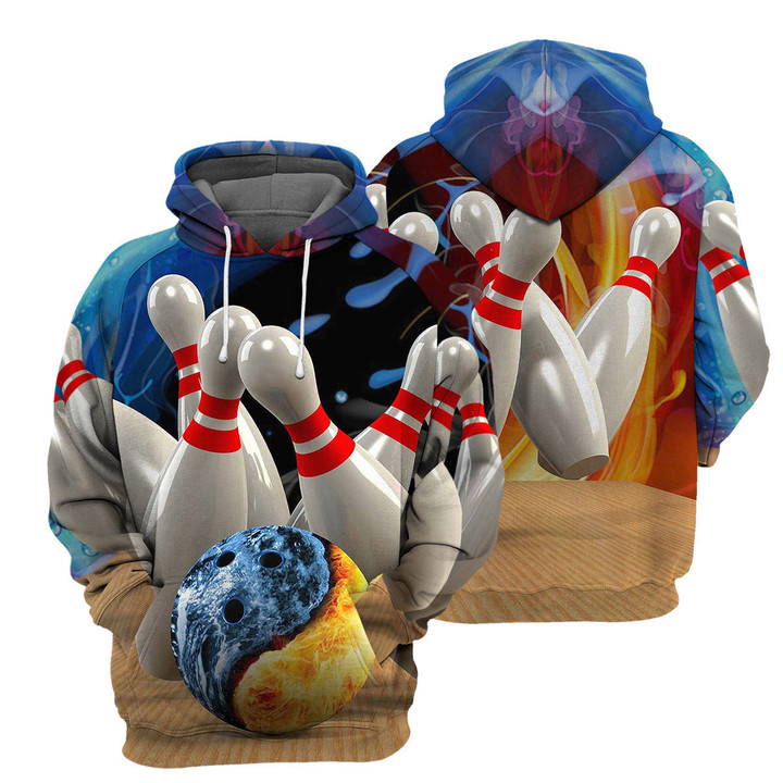 Bowling - 3D All Over Printed Hoodie