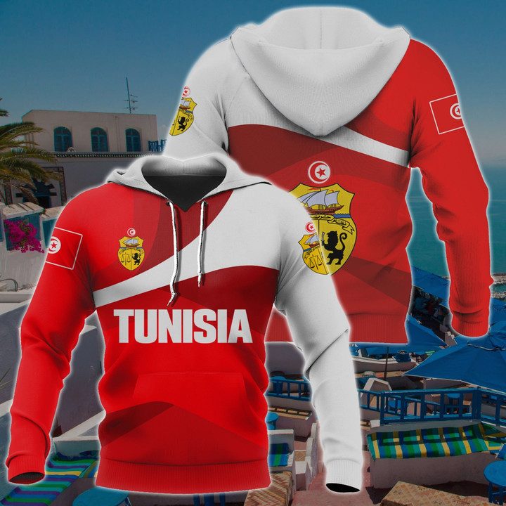 Tunisia Unisex Adult Hoodie
