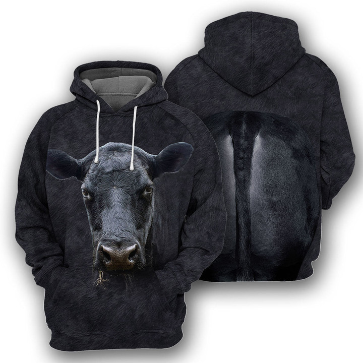 Angus Cattle - 3D All Over Printed Hoodie