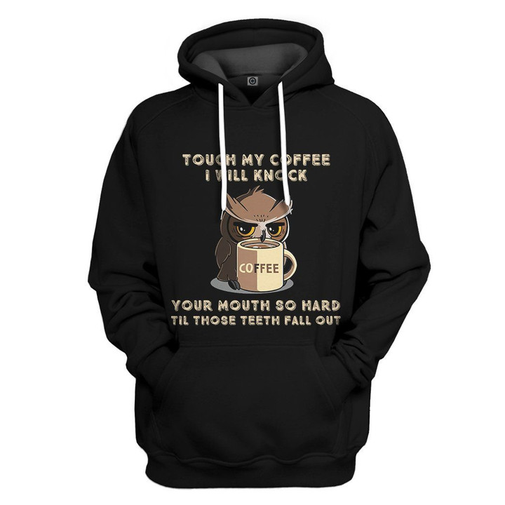 3D I Will Knock Your Mouth Hoodie Apparel