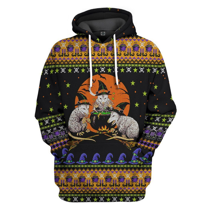 3D Trash Witches Hoodie Apparel