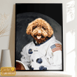 Personalized Portrait Poster | American Astronaut To The Moon | TO2125