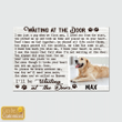 Personalized Dog Landscape Poster | Waiting at the door | TO2123