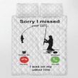 Quilt Bedding Set | Sorry I missed your call | TJ2139