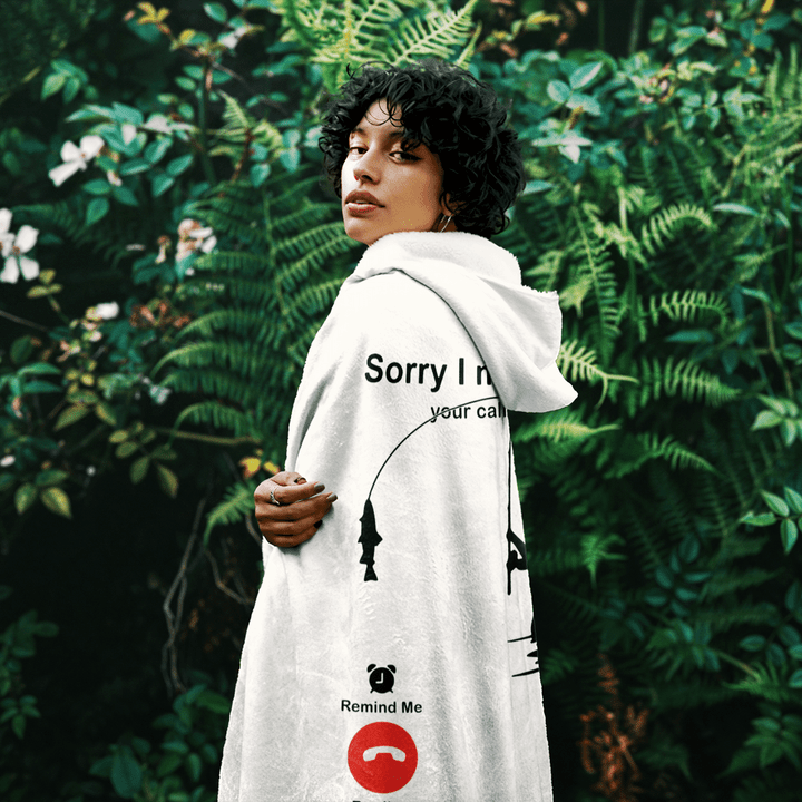 Hooded Blanket | Sorry I missed your call | TJ2140