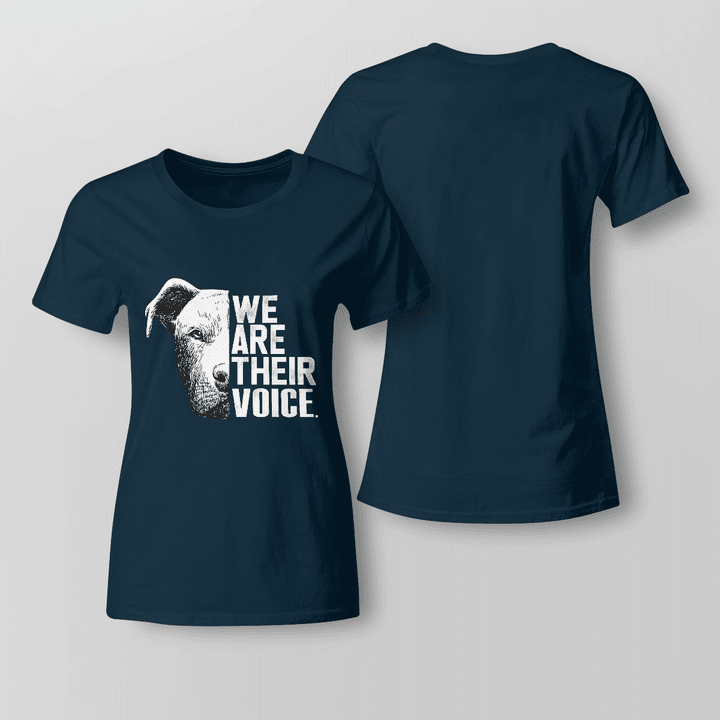 Premium Ladies T-shirt | We are their voice | YM2195