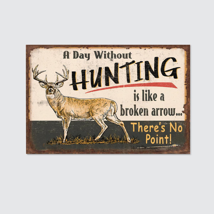 Deer Landscape Canvas | The Deer - A Day Without Hunting | YSA2210