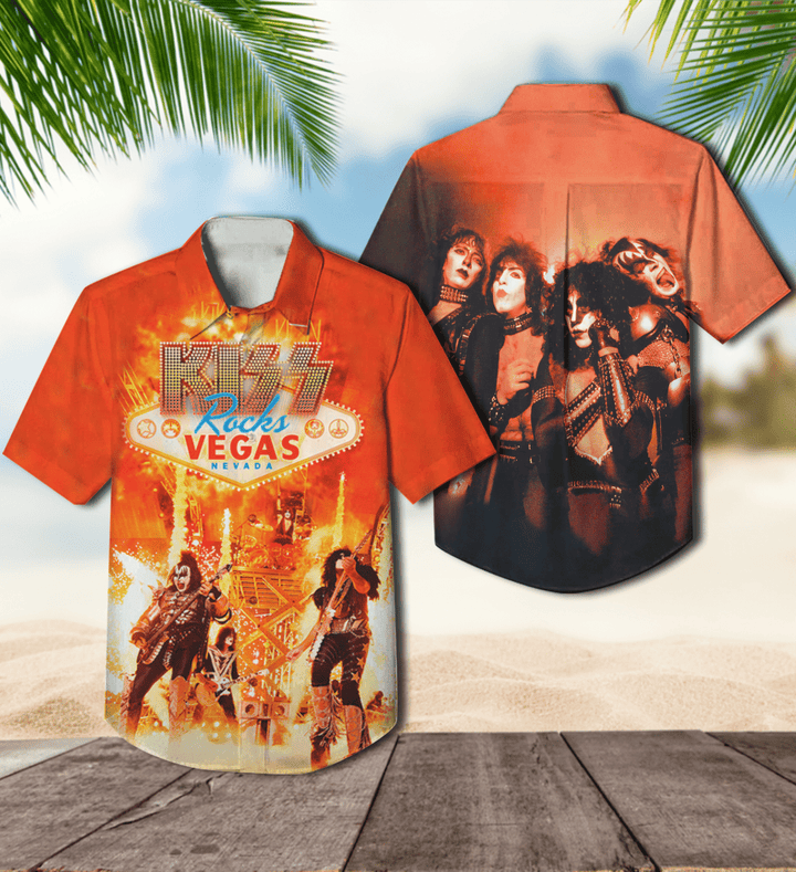 01 KISB - Kiss Rocks Vegas 2 - Casual Shirt - VH3007