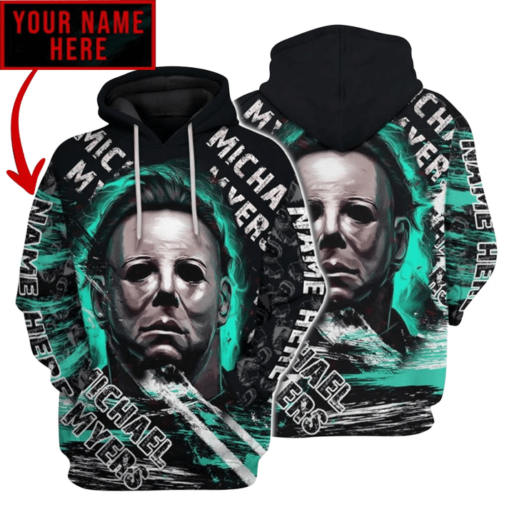 Personalized Michael Myers AOP Hoodie