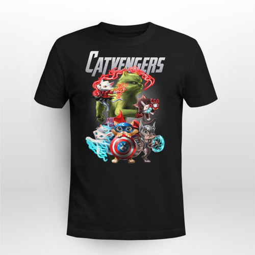 Zedbubble Catvengers Team T-Shirt