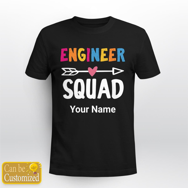 Zedbubble Engineer Squad For Student Teacher Personalized T-Shirt