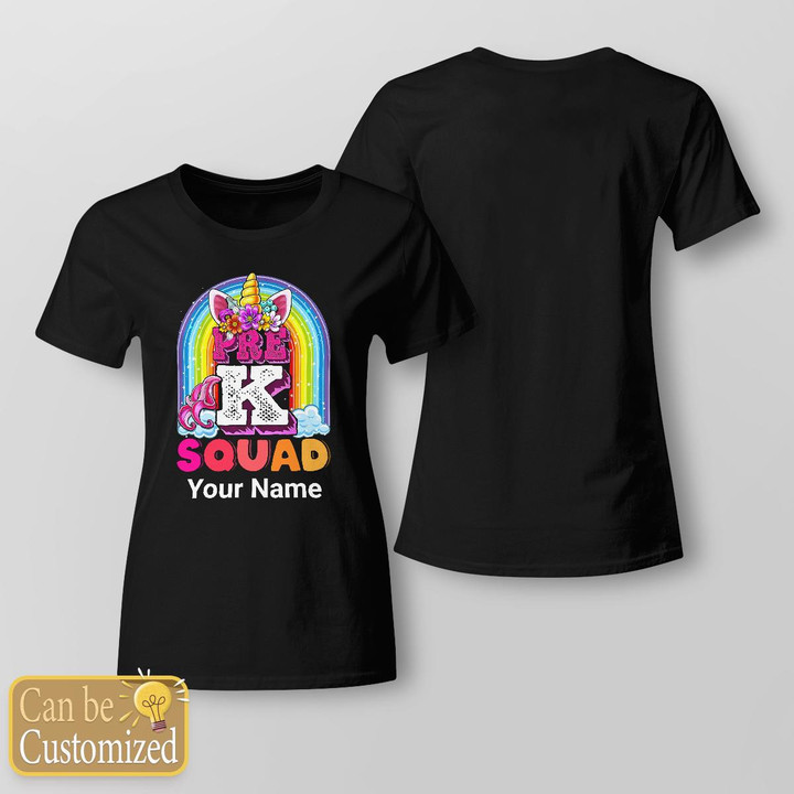Zedbubble Pre-K Squad For Kid Teacher Personalized T-Shirt