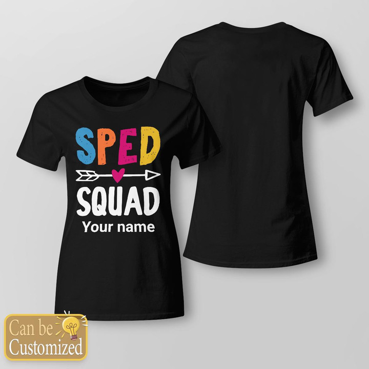Zedbubble Sped Squad Personalized T-Shirt