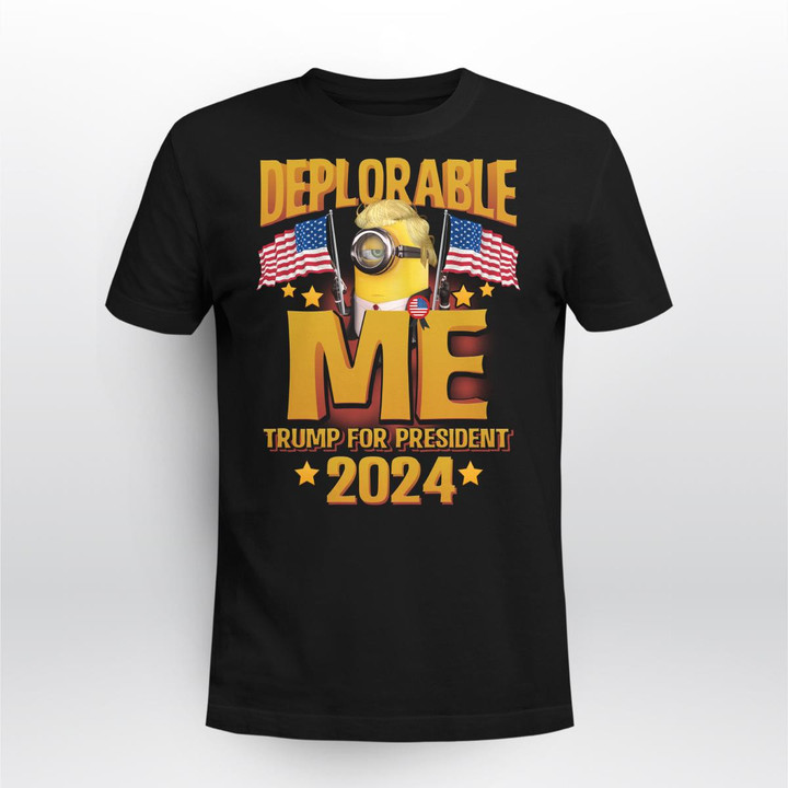 Zedbubble Deplorable Me Trump For President 2024 T-Shirt