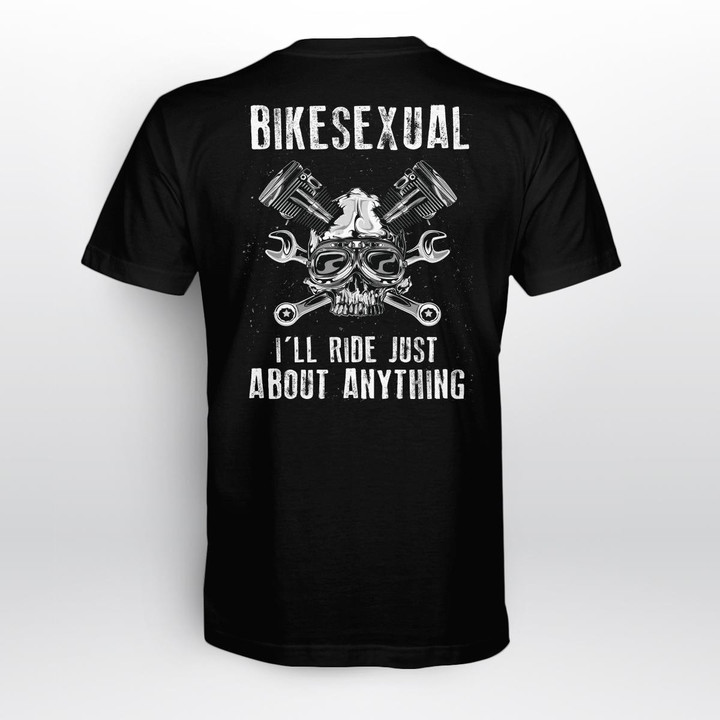 Zedbubble Bike Sexual I Will Ride Just About Anything Biker T-Shirt Hoodie Sweatshirt Mug