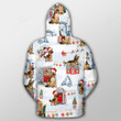 German Shepherd Xmas, Mistletoe Gift And Happy Dog Outerwear Christmas Gift Hoodie Zip Hoodie