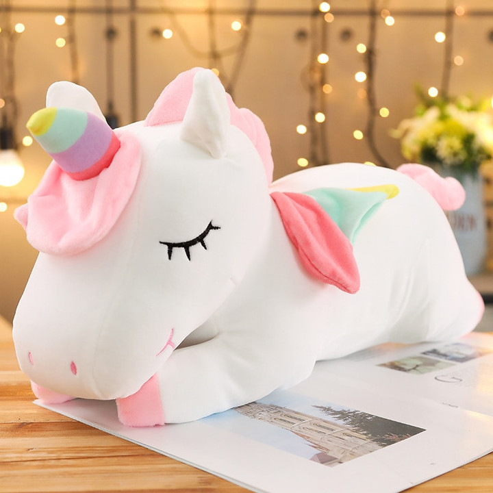 Giant Unicorn Plush - Rainbow Unicorn Pillow