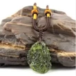 Aquamarine Raw Stone Necklace | Raw Aquamarine Pendant