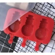 Reusable Silicone Ice Cream Mold Frozen Popsicle Molds