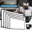 16:9 HD Foldable Portable Movie Projector Screen