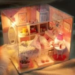 DIY handmade cottage villa mini princess doll house