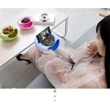 Plastic Lazy Person Double Layer Creative Fruit Bowl