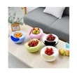 Plastic Lazy Person Double Layer Creative Fruit Bowl