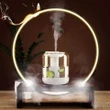 Wireless USB Fruit Flower Small Humidifier With Night Light