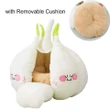Soft Cushion Plush Cat Bed with Mat