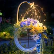 Lighted Garden Hose Wreath