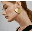 Silver & Gold Sector Earrings