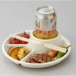 Divided plastic Picnic Plate
