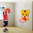 Adjustable Frog Tiger Hanging Basketball Set