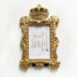 Gold Resin Nordic Crown Photo Frame