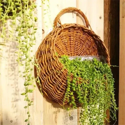 Flower Planter Wall Hanging Basket | Wall Plant Hook