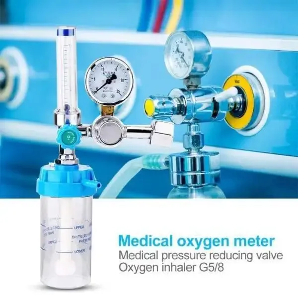 Medical Oxygen Inhaler Oxygen Pressure Meter Reducer